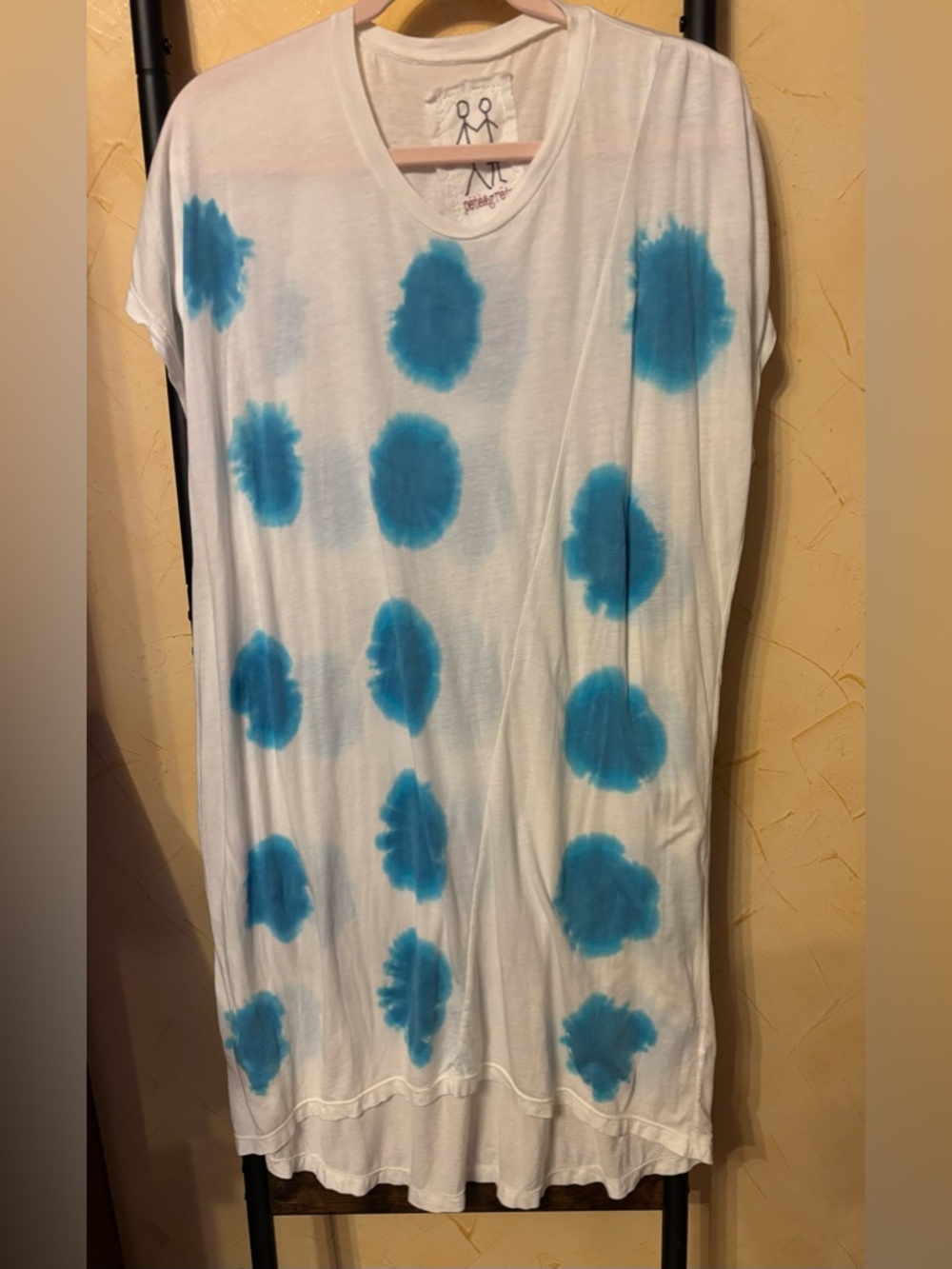 White with spots Size S Pete & Greta Johnny Was Dress or cover up.